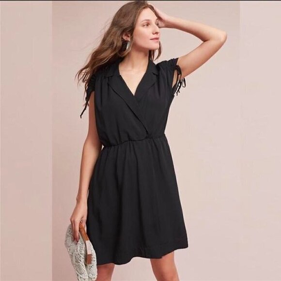 Anthropologie Maeve Carlotta Ruched Dress size XS - Picture 10 of 10